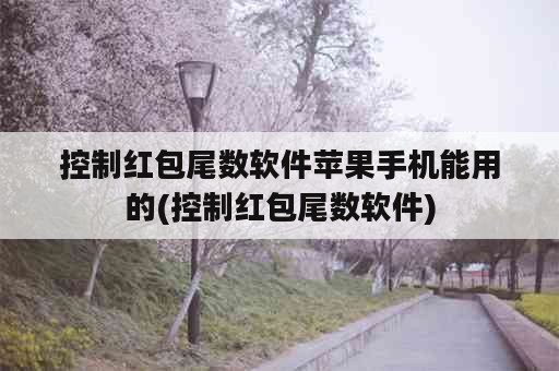 控制红包尾数软件苹果手机能用的(控制红包尾数软件)