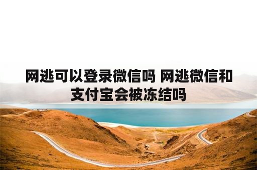 网逃可以登录微信吗 网逃微信和支付宝会被冻结吗