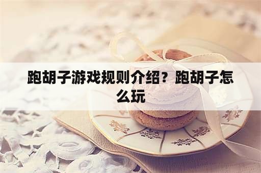 跑胡子游戏规则介绍？跑胡子怎么玩