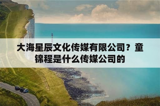 大海星辰文化传媒有限公司？童锦程是什么传媒公司的