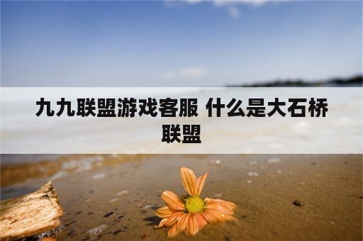 九九联盟游戏客服 什么是大石桥联盟