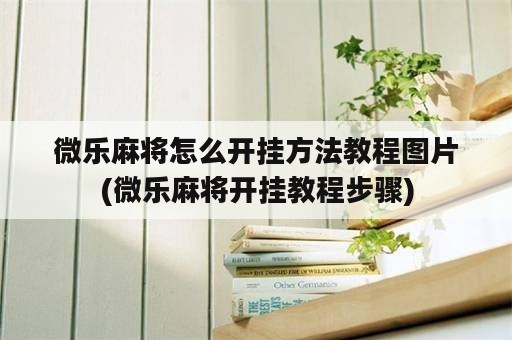 微乐麻将怎么开挂方法教程图片(微乐麻将开挂教程步骤)