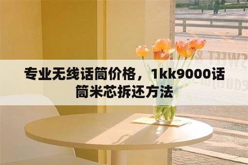 专业无线话筒价格，1kk9000话筒米芯拆还方法