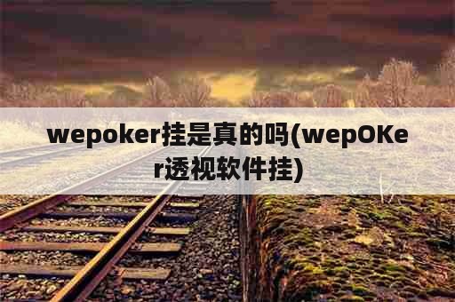 wepoker挂是真的吗(wepOKer透视软件挂)