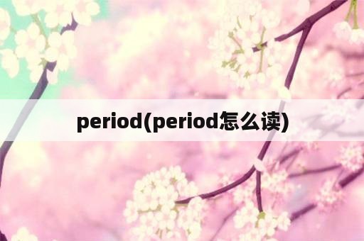 period(period怎么读)