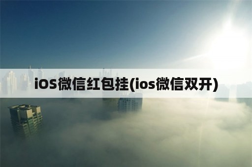 iOS微信红包挂(ios微信双开)